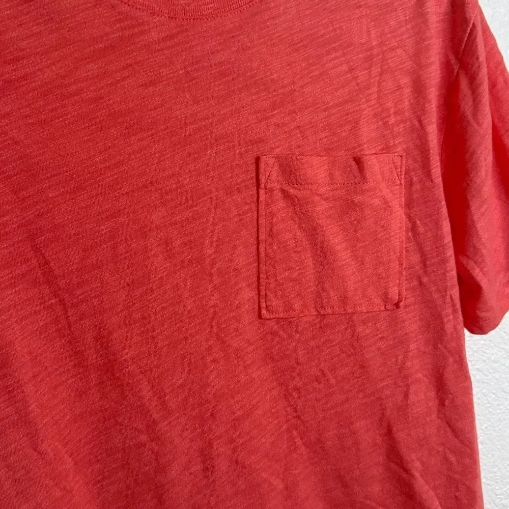 Old Navy Vibrant Red/orange  Pocket tee